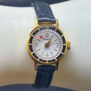 Vintage Boolchand 17 Jewels Ladies Watch Swiss Kaleidoscope Mystery Dial Working